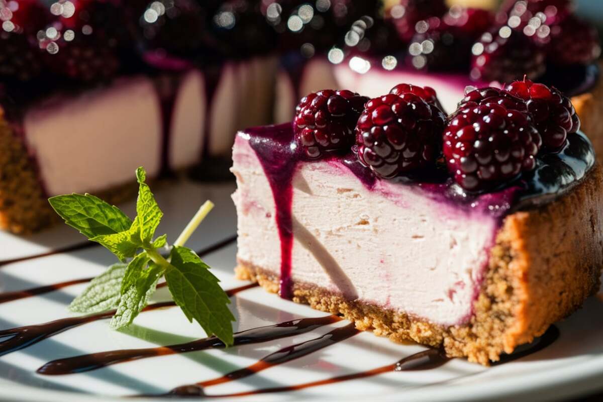 Blackberry cheesecake recipe