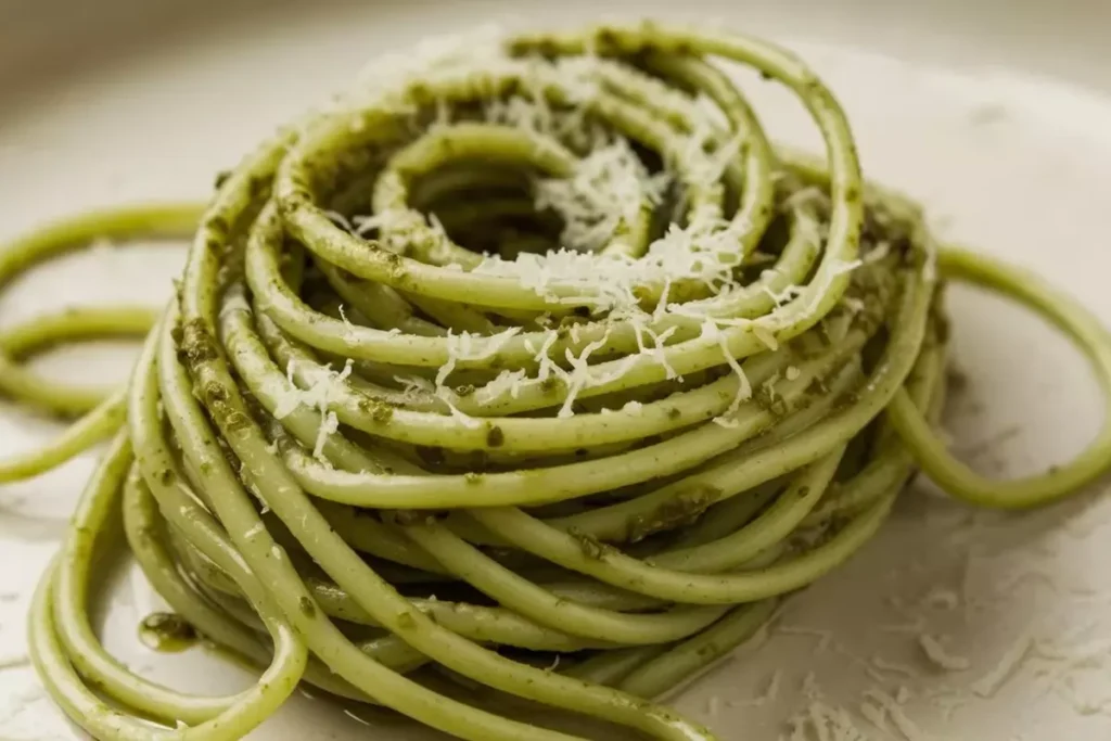 What is green spaghetti