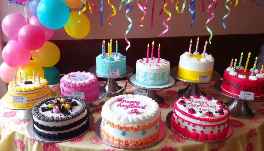 How much should a birthday cake cost?