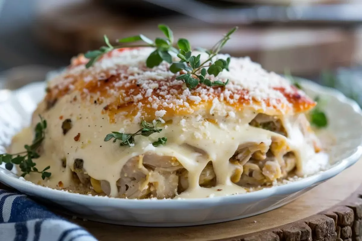 Substitute Alfredo for béchamel