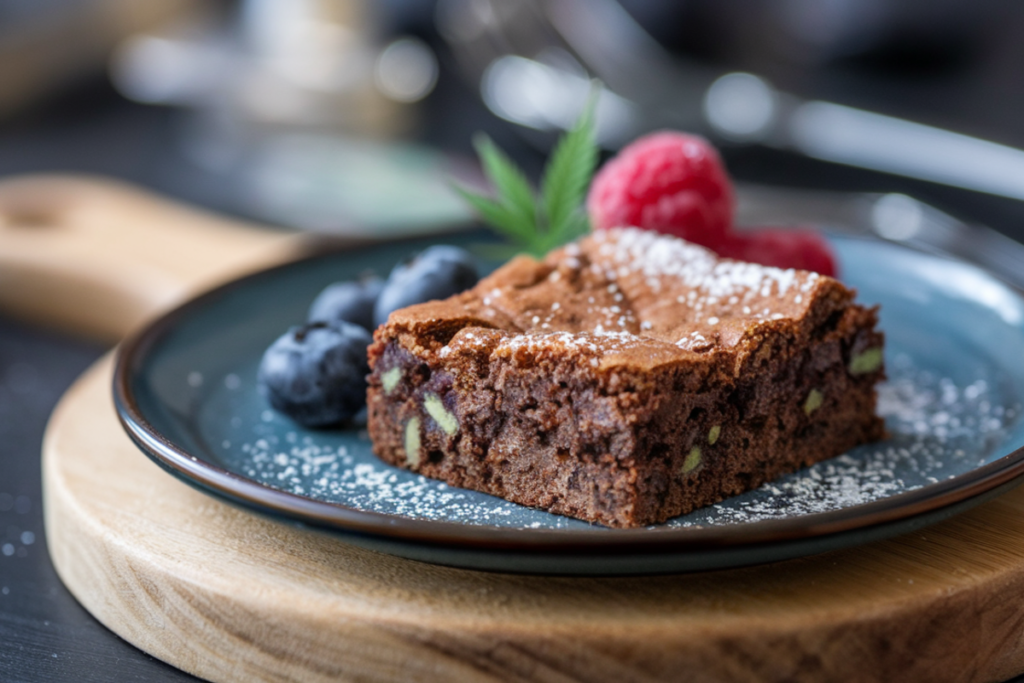 Making cannabis-infused brownies